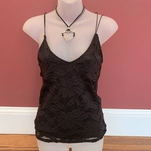 Express Floral Lace Tank